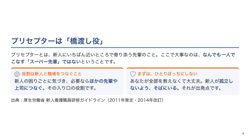 【全5回】プリセプターはじめの一歩