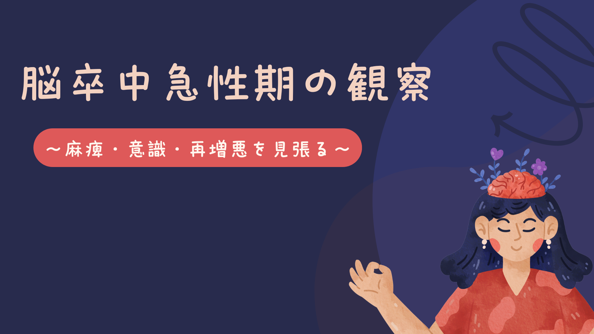 【全4回】脳卒中急性期の観察