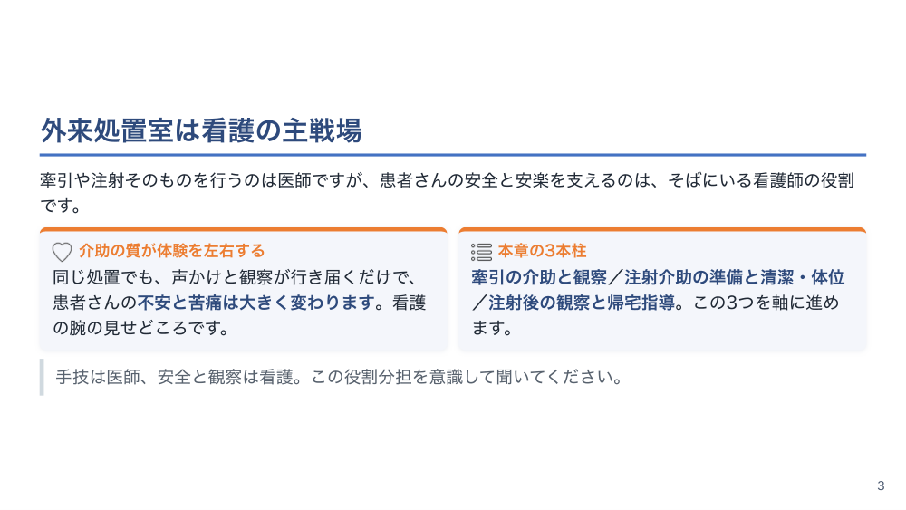 【全5回】整形外科外来の看護 ギプス・固定・注射介助のキホン