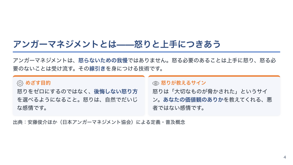 【全5回】心理的安全性とアンガーマネジメント