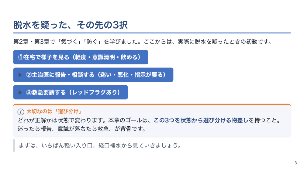 【全4回】在宅の脱水熱中症