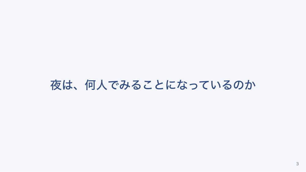 【全4回】介護施設の人員配置基準と夜間体制